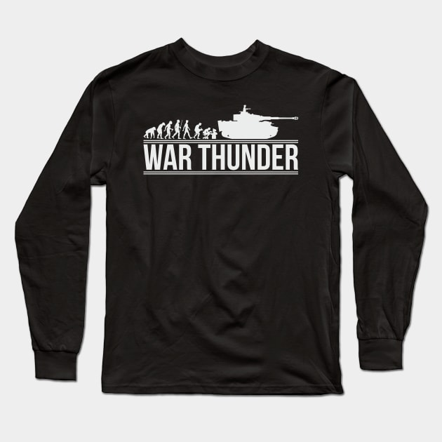 War Thunder Tank evolution Pz-VI Tiger Long Sleeve T-Shirt by FAawRay